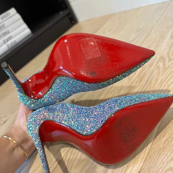 Multi color Christian Louboutin only wore once size 39.5 - Picture 3 of 5